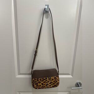 Talbots Leopard Print Crossbody Bag